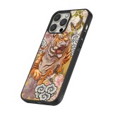 iPhone 16 Pro Case Hülle - Silikon schwarz Spring 23 japanese tiger