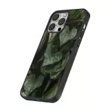 Coque iPhone 16 Pro - Silicone rigide noir Spring 23 fresh plants