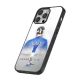 Coque iPhone 16 Pro - Silicone rigide noir Thank you Roger