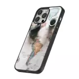 Coque iPhone 16 Pro - Silicone rigide noir Travel 01