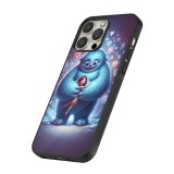 iPhone 16 Pro Case Hülle - Silikon schwarz Valentin 2024 Flauschige Liebe