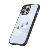 Coque iPhone 16 Pro - Silicone rigide noir Winter 22 ski lift