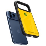 iPhone 17 Pro Max Case Hülle - Silikon schwarz Südafrika 2026 personalisierbares Fussballtrikot