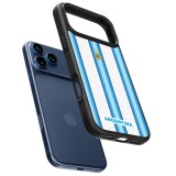 iPhone 17 Pro Max Case Hülle - Silikon schwarz Argentinien 2026 personalisierbares Fussballtrikot