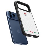 iPhone 17 Pro Max Case Hülle - Silikon schwarz Irak 2026 personalisierbares Fussballtrikot