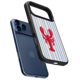 iPhone 17 Pro Max Case Hülle - Silikon schwarz Red lobster 2026