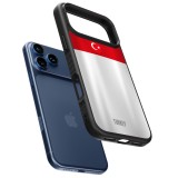 iPhone 17 Pro Case Hülle - Silikon schwarz Türkei personalisierbares Fussballtrikot