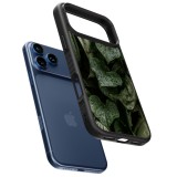 Coque iPhone 17 Pro - Silicone rigide noir Spring 23 fresh plants