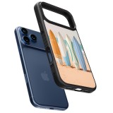 iPhone 17 Pro Case Hülle - Silikon schwarz Summer surfboard 2025