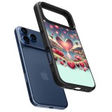 iPhone 17 Pro Case Hülle - Silikon schwarz Valentin 2025 Schick