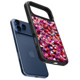 iPhone 17 Pro Case Hülle - Silikon schwarz Valentin 2025 Konfetti