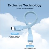 20W Powerbank Joyroom JR-PBM01 MagSafe 10000mAh externer Akku mit Standfuß - Blau