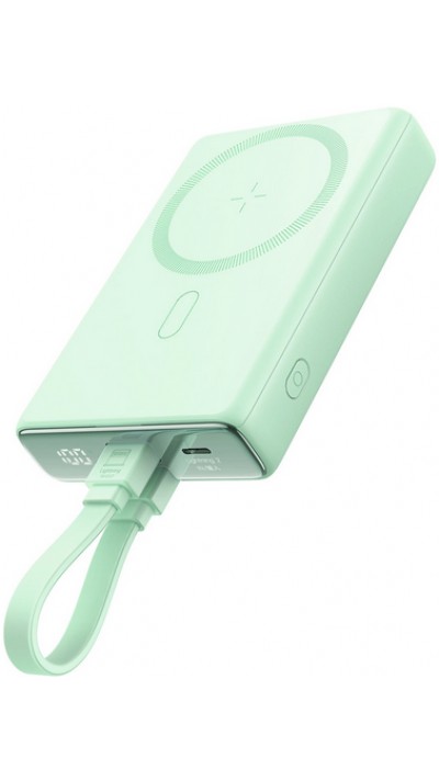 20W Powerbank Joyroom JR-PBM01 MagSafe 10000mAh externer Akku mit Standfuß - Grün