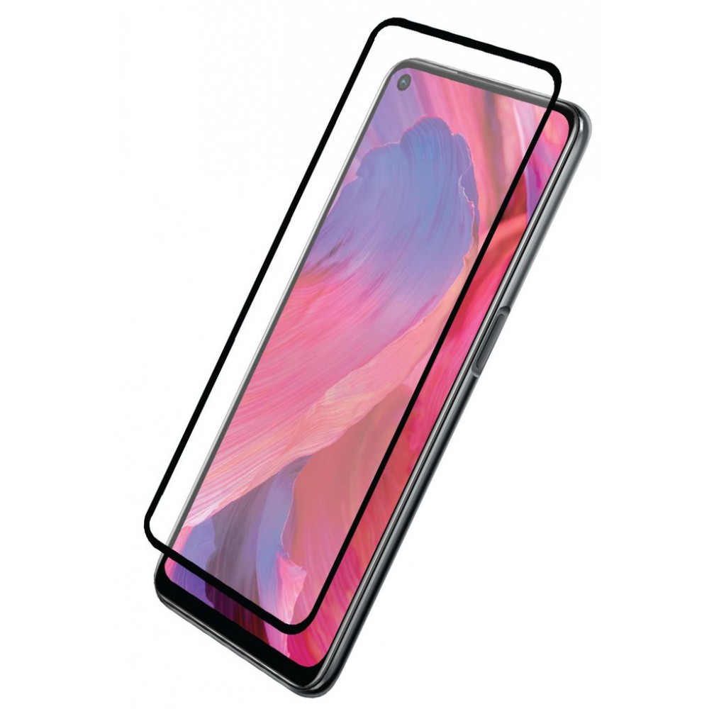 3D Tempered Glass OPPO A54 5G - Full Screen Display Schutzglas mit schwarzem Rahmen