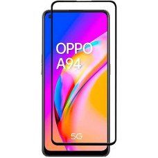 3D Tempered Glass OPPO A94 5G - Full Screen Display Schutzglas mit schwarzem Rahmen