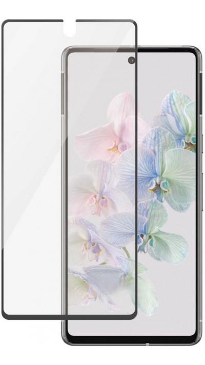 3D Tempered Glass Google Pixel 8 - Full Screen Display Schutzglas mit schwarzem Rahmen