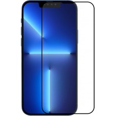 3D Tempered Glass iPhone 12 Pro Max - Full Screen Display Schutzglas mit schwarzem Rahmen