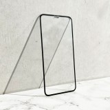 3D Tempered Glass iPhone 12 Pro Max - Full Screen Display Schutzglas mit schwarzem Rahmen