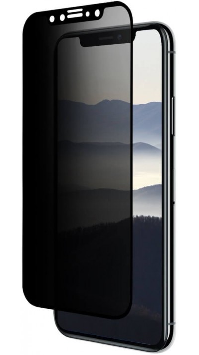 iPhone 11 3D Privacy Anti-Spy Tempered Glass - Bildschirm Schutzglas mit schwarzen Rändern