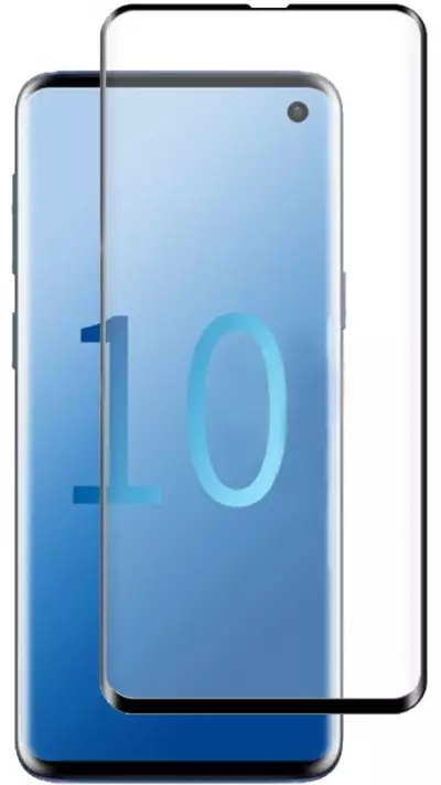 3D Tempered Glass Samsung Galaxy S10e - Full Screen Display Schutzglas mit schwarzem Rahmen