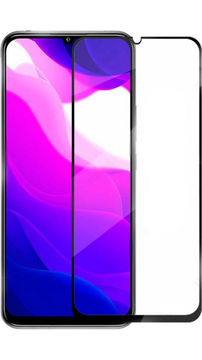 3D Tempered Glass Xiaomi Mi 10 Lite 5G - Full Screen Display Schutzglas mit schwarzem Rahmen