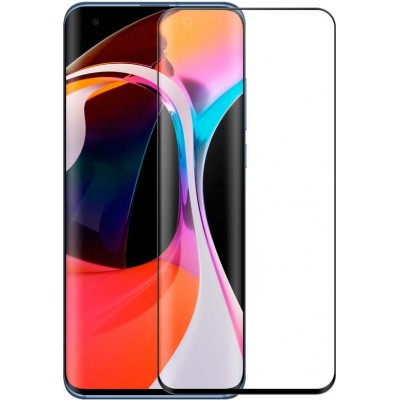3D Tempered Glass Xiaomi 12 5G - Full Screen Display Schutzglas mit schwarzem Rahmen