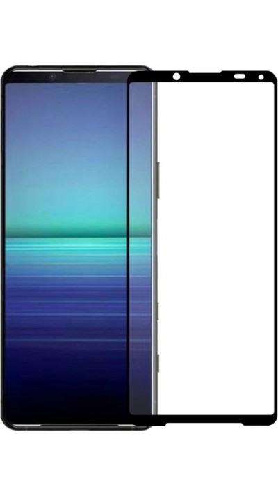 3D Tempered Glass Xperia 1 IV - Full Screen Display Schutzglas mit schwarzem Rahmen