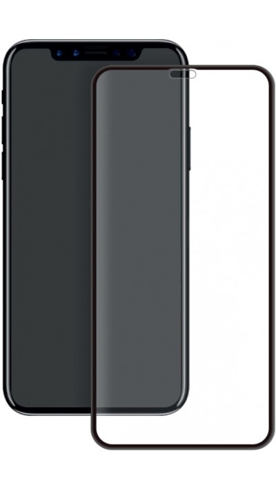 3D Tempered Glass iPhone 11 Pro Max  - Full Screen Display Schutzglas mit schwarzem Rahmen