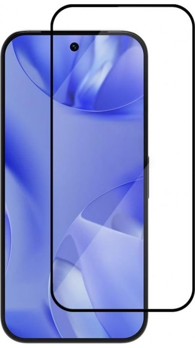 3D Tempered Glass Google Pixel 9a - Full Screen Display Schutzglas mit schwarzem Rahmen
