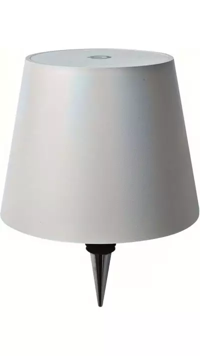 Design LED Lampenschirm f&uuml;r universell anpassbare Flasche - Weiss