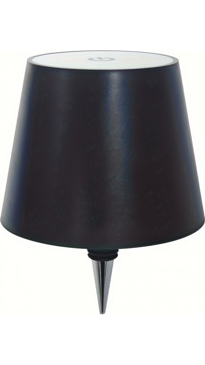 Moderne USB Tischlampe Touch Steuerung 3 Farbtemperaturen Dimmbar Pagoden Schirm Metall Kunststoff