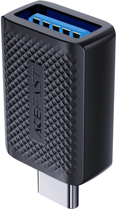 Acefast J1 - USB-A 3.0 (weiblich) zu USB-C 3.0 (männlich) Adapter 5Gb/s - Schwarz