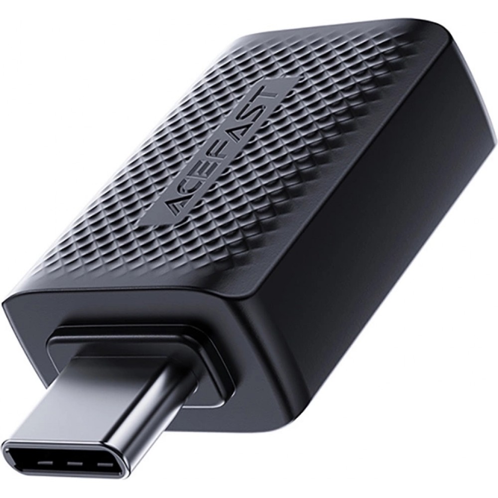 Acefast J1 - USB-A 3.0 (weiblich) zu USB-C 3.0 (männlich) Adapter 5Gb/s - Schwarz