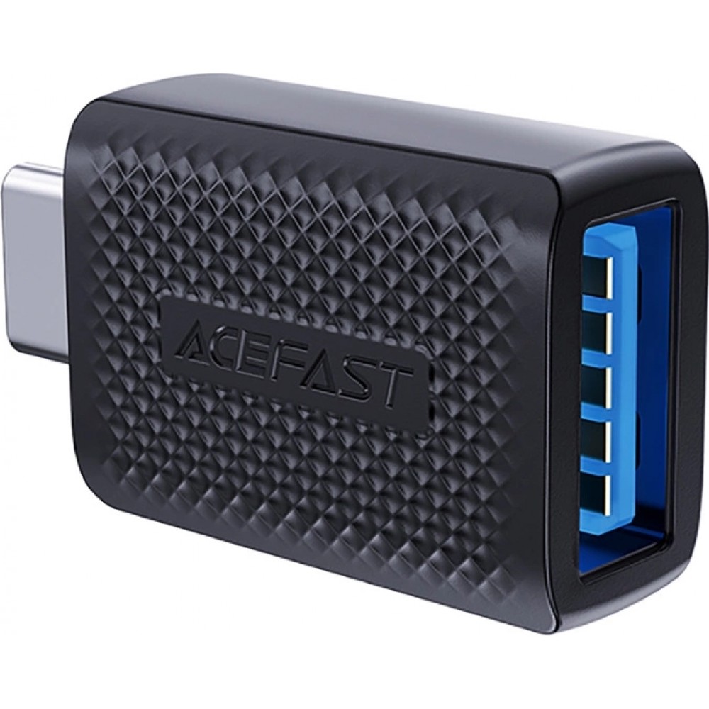 Acefast J1 - USB-A 3.0 (weiblich) zu USB-C 3.0 (männlich) Adapter 5Gb/s - Schwarz