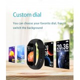 Active Fitness Tracker M7 - Intelligentes Sportarmband Smart Watch Bluetooth - Dunkelblau