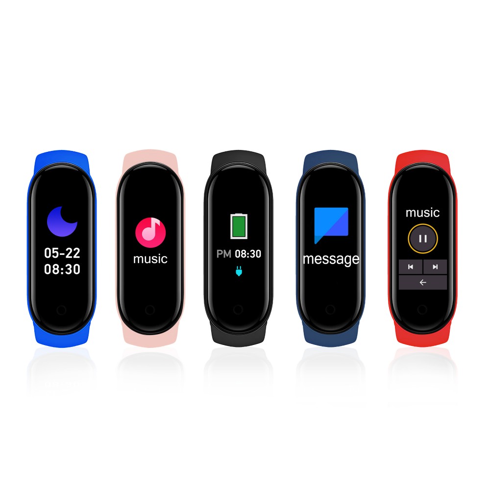 Active Fitness Tracker M7 - Intelligentes Sportarmband Smart Watch Bluetooth - Dunkelblau