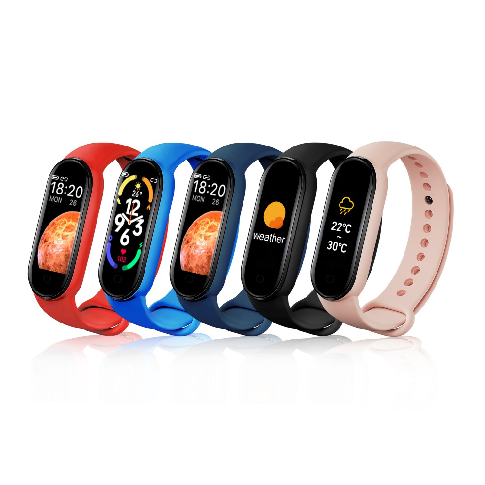Active Fitness Tracker M7 - Intelligentes Sportarmband Smart Watch Bluetooth - Dunkelblau