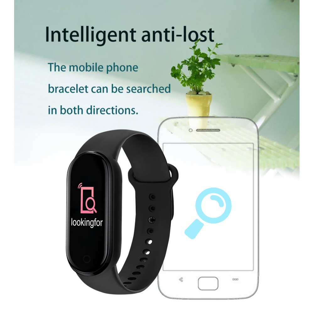 Active Fitness Tracker M7 - Intelligentes Sportarmband Smart Watch Bluetooth - Rot