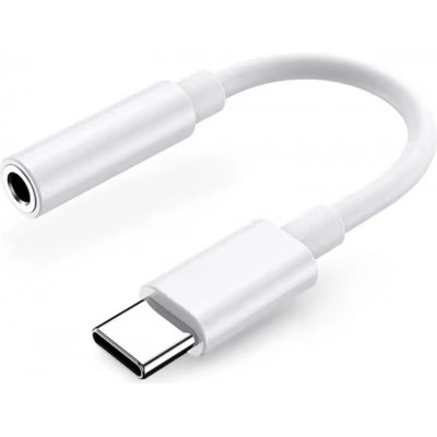 Samsung Original DAC Adapter USB-C auf 3.5mm Mini Jack von Mobeen GP-TGU023AE f&uuml;r hochwertige Audioqualit&auml;t - Weiss