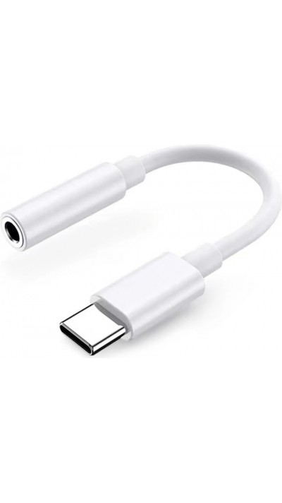 Samsung Original DAC Adapter USB-C auf 3.5mm Mini Jack von Mobeen GP-TGU023AE für hochwertige Audioqualität - Weiss