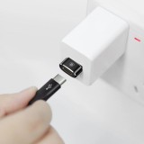Baseus Mini USB-C zu USB-A Adapter kompakt schnellladef&auml;hig vielseitig - Schwarz