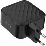 Ladegerät Netzstecker 100W GaN 3x USB-C und 1x USB-A (Power Delivery) - PhoneLook - Schwarz