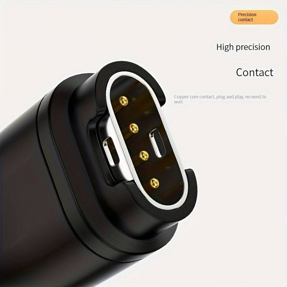 Universal-Ladeadapter für Garmin-Uhren mit USB-C-Anschluss  - Schwarz