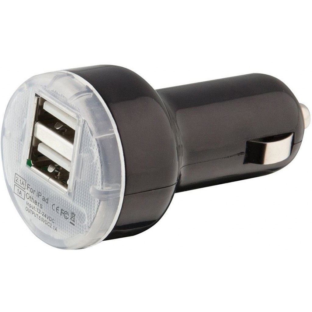 Doppelstecker Zigarettenanzünder 2-Port USB Anschluss 2x USB-A