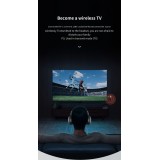 Bluetooth 5.0 Audio-Adapter 3,5 mm Dual-Funktion Sender Empfänger USB wiederaufladbar - Schwarz