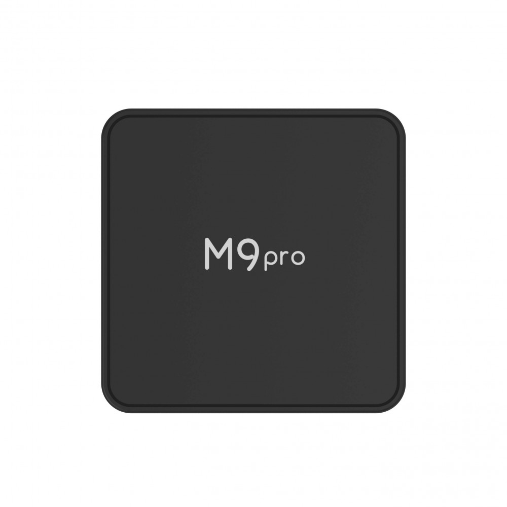 Android smart TV Box M9 Pro LED Quad Core 64-bit 4K Ultra HD für Streaming mit HDR10 + Android11 & Google Assist - Schwarz