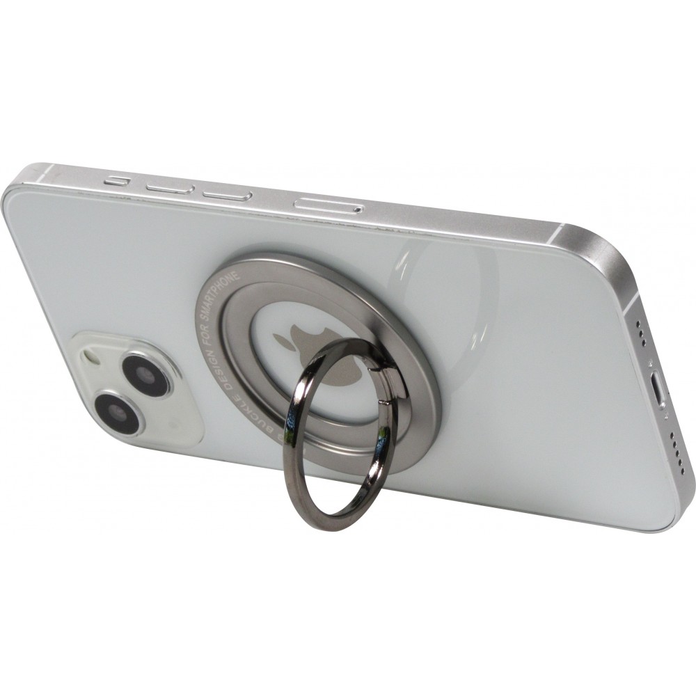 Anneau de support magnétique en aluminium avec la fonction Magsafe - Gris