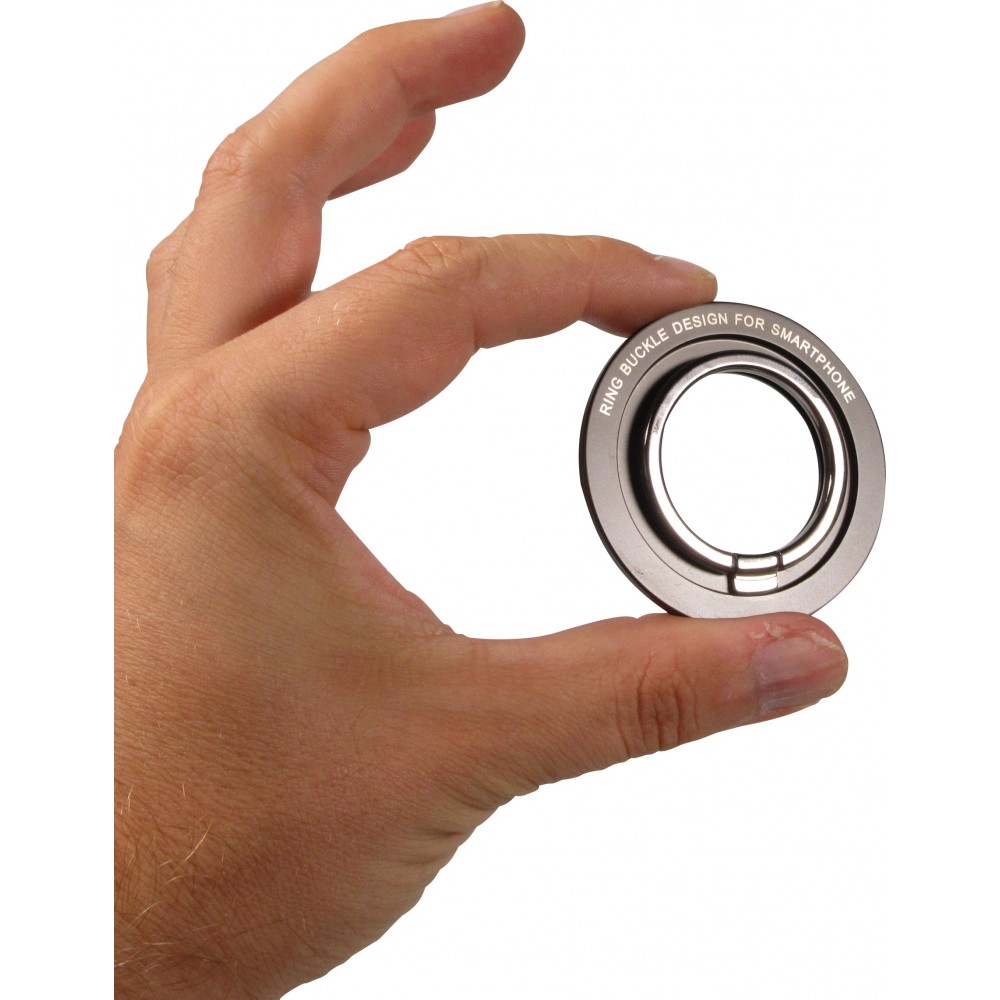 Anneau de support magnétique en aluminium avec la fonction Magsafe - Gris