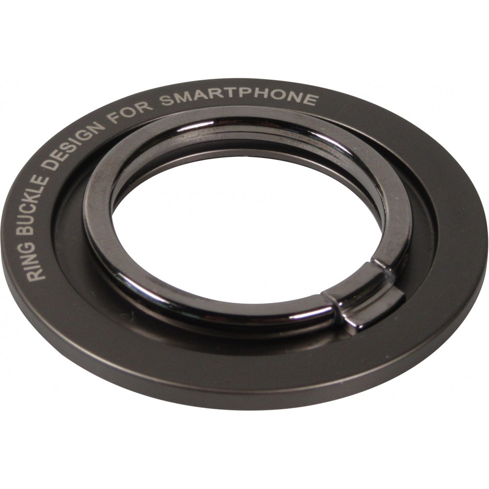 Anneau de support magnétique en aluminium avec la fonction Magsafe - Noir