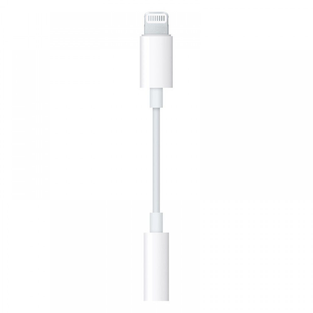 Apple Lightning to 3.5mm Headphone Jack Adapter MMX62ZM/A - Weiss